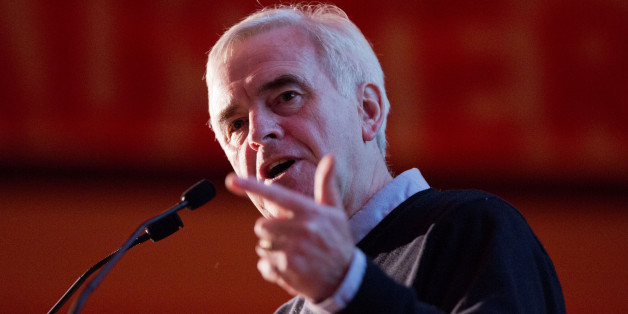 Shadow Chancellor John McDonnell speaks during the Building the Fight Against Austerity conference, organised by the Trade Union Coordinating Group, at Methodist Central Hall in central London.
