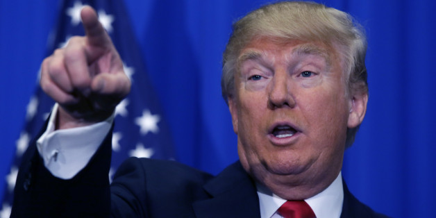 Republican presidential candidate Donald Trump speaks during a new conference before a rally in Fort Worth, Texas, Friday, Feb. 26, 2016. (AP Photo/LM Otero)