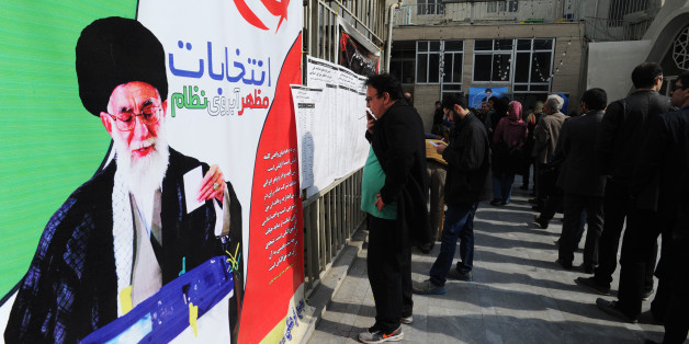 TEHRAN, IRAN - FEBRUARY 26: Iranians line up in long lines to vote in key elections for Parliament and the Assembly of Experts in Tehran, Iran, on February 26, 2016. The vote is essentially a referendum on the agenda of centrist President Hassan Rouhani, whose allies are trying to ease the grip of hardliners over many levers of government. The result in the 290-member Majlis, or parliament, and the 88-member clerical Assembly which could choose Iran's next supreme leader, if Ayatollah Ali Khamenei passes in the next 8 years à could shape Iran for years to come. (Photo by Scott Peterson/Getty Images)