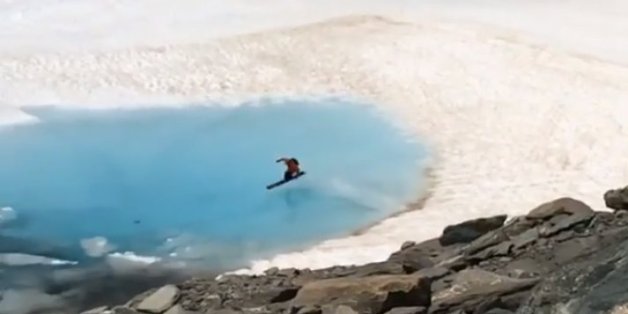 Le célèbre skieur français Candide Thovex