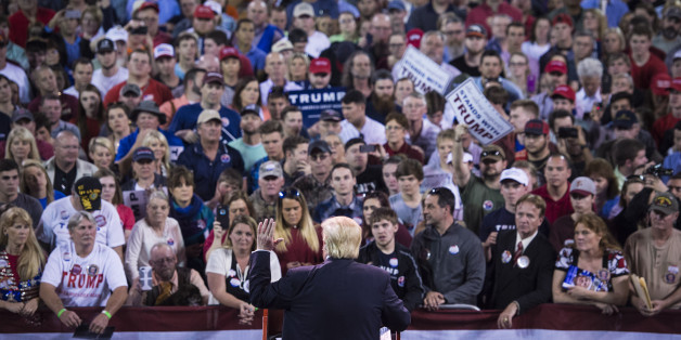 VALDOSTA, GA - FEBRUARY 29: Republican presidential candidate Donald Trump speaks during a campaign event at the Valdosta State University in Valdosta, GA on Monday Feb. 29, 2016. (Photo by Jabin Botsford/The Washington Post via Getty Images)
