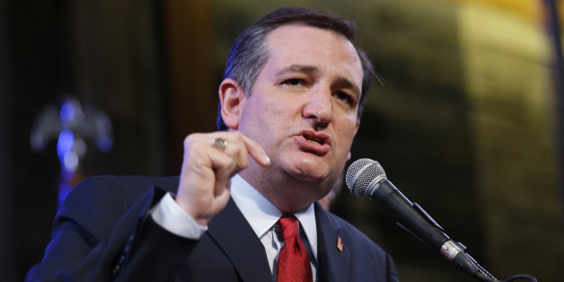 Republican presidential candidate, Sen. Ted Cruz, R-Texas, speaks during an election night watch party Tuesday, March 1, 2016, in Stafford, Texas. (AP Photo/David J. Phillip)