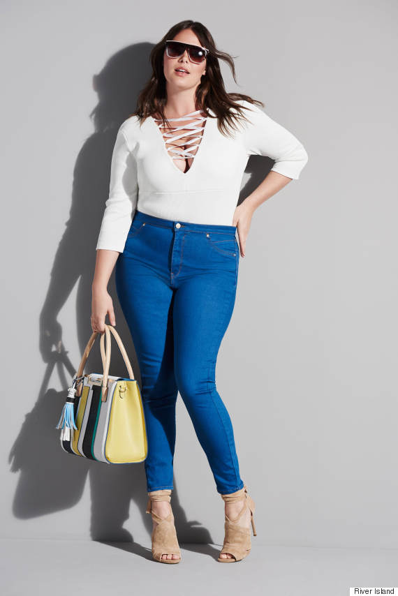 Candice Huffine Unveils River Island's New Plus Size Range In Sizes 1824