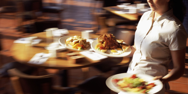 Familie im Restaurant