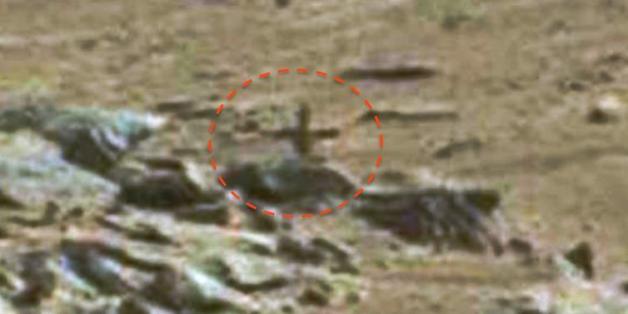 Auf diesem Foto wollen Ufo-Jäger ein Kreuz entdeckt haben