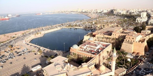 Vue aérienne de la capitale libyenne Tripoli, le 25 février 2016