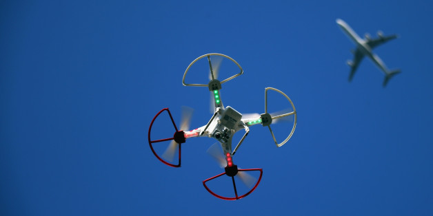 Eine Drohne wäre fast mit einem Airbus zusammengestoßen