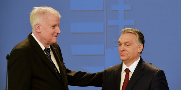 Orban beim Treffen mit Seehofer