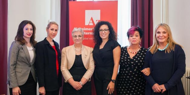 Εύα Λιανού, Συντονίστρια Προγραμμάτων του Κοινωφελούς Ιδρύματος Ιωάννη Σ. Λάτση, Βάλια Φράγκου, Σύμβουλος του Κοινωφελούς Ιδρύματος ΤΙΜΑ, Μάγδα Τσολάκη, Πρόεδρος της Πανελλήνιας Ομοσπονδίας Νόσου Alzheimer, Αναστασία Ψωμά, Εκπρόσωπος της Παγκόσμιας Εταιρεία Νόσου Alzheimer, Βούλα