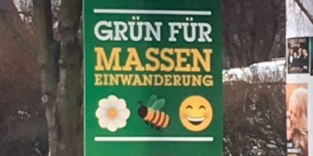 Absurde Fake-Kampagne: Unbekannte fälschen Grünen-Plakate in Sachsen-Anhalt