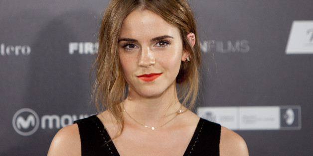 FILE - In this Aug. 27, 2015 file photo, English actress Emma Watson poses for photographers during the photocall for the film, "Regression," in Madrid, Spain. Watson, the UN Women Global Goodwill Ambassador, and Forest Whitaker, a UNESCO Special Envoy for Peace, joined UN Women Executive Director Phumzile Mlambo-Ngcuka on International Women's Day at The Public Theater in Manhattan. They were there to announce a week of arts events aimed at initiating a dialogue about gender equality. (AP Phot