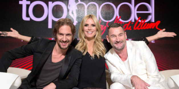 Heidi Klum, Thomas Hayo (l.), Michael Michalsky