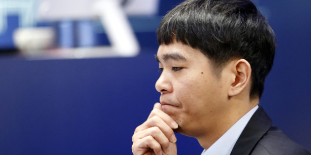 South Korean professional Go player Lee Sedol waits for the third match of the Google DeepMind Challenge Match against Google's artificial intelligence program, AlphaGo, in Seoul, South Korea, Saturday, March 12, 2016. (AP Photo/Lee Jin-man)