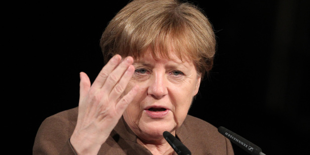 In this March 11, 2016 picture German chancellor, Angela Merkel speaks during an election campaign event in Halle eastern Germany. Three German states are voting in elections that are the first significant political test since the massive influx of migrants, with a nationalist party expected to perform strongly amid unease over Chancellor Merkelâs liberal approach. Nearly 13 million people are eligible to elect state legislatures in three very diverse regions Sunday March 13, 2016: Baden-Wuerttemberg in the southwest, an economic powerhouse; neighboring Rhineland-Palatinate; and relatively poor Saxony-Anhalt in the east. ( Sebastian Willnow/dpa via AP)