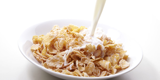 Corn flakes,Cereal food,Milk