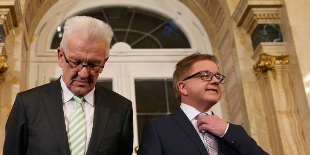 Der grüne Ministerpräsident Winfried Kretschmann und CDU-Kandidat Guido Wolf