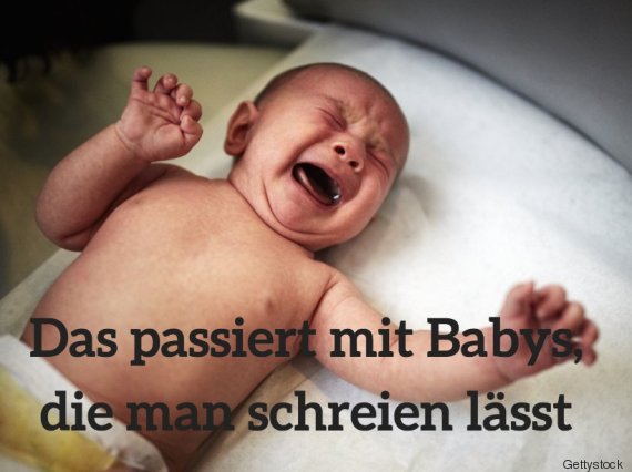 babys schreien lassen