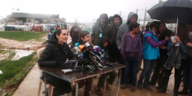 Angelina Jolie hat im Libanon über die Flüchtlingssituation gesprochen