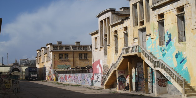 Les anciens abattoirs de Casablanca dans le quartier industriel Hay Mohammadi, à Casablanca.