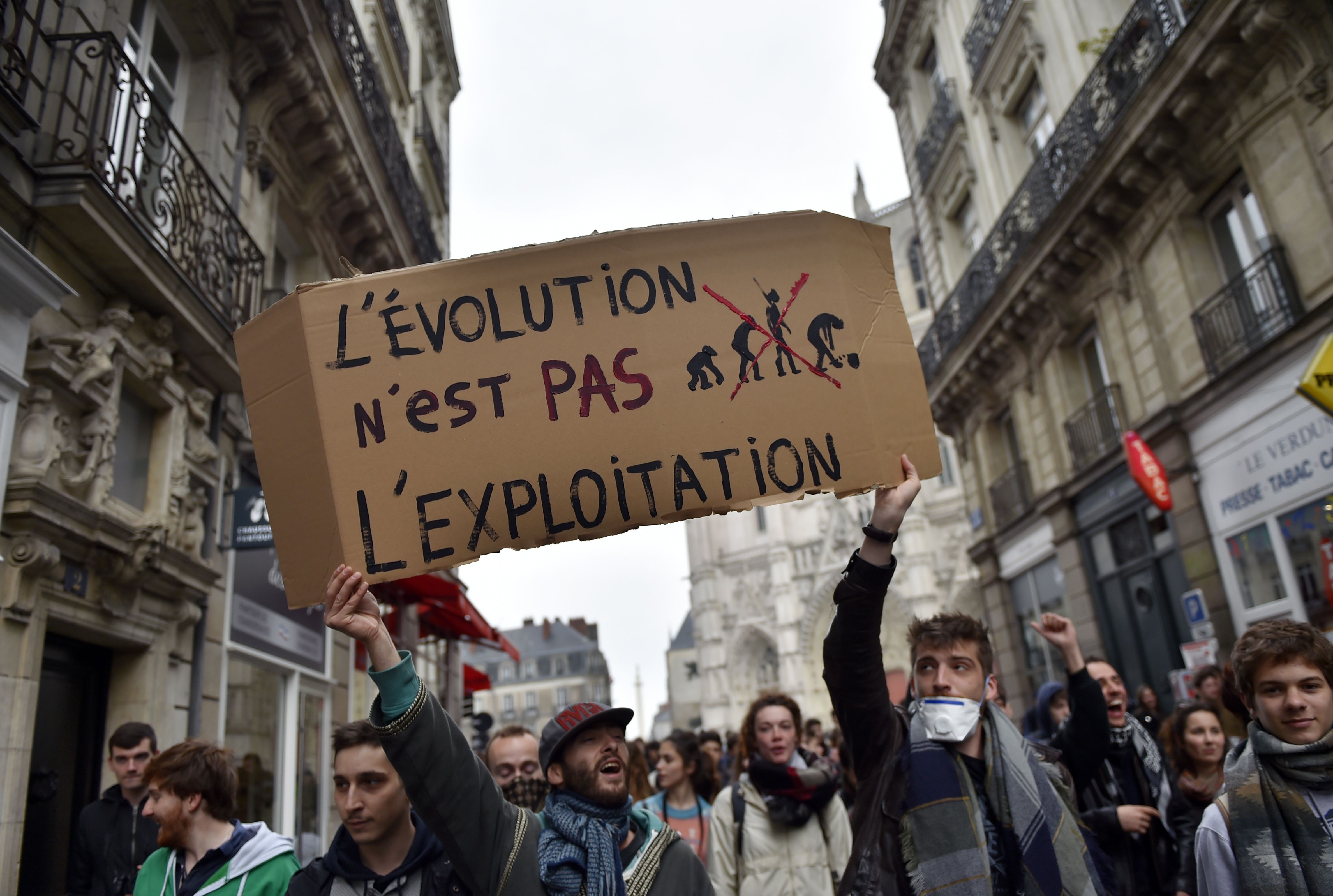 france work week protest
