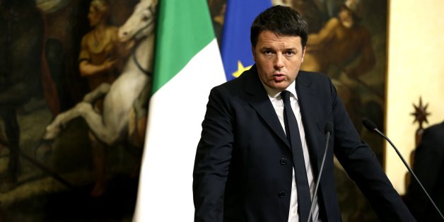 Italian Premier Matteo Renzi speaks during a news conference, in Rome, Tuesday, March 22, 2016. Authorities in Europe and across the world tightened security at airports, railway stations, government buildings and other key points after deadly attacks Tuesday on the Brussels airport and its subway system. (AP Photo/Andrew Medichini)