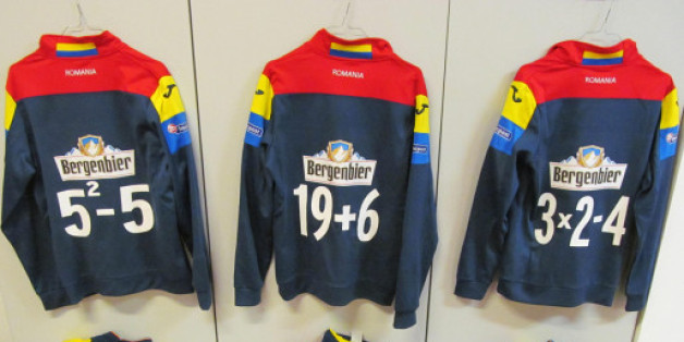 Les maillots d'entrainement de l'équipe de football de Roumanie lors de son match contre l'Espagne le 27 mars (Capture Twitter)