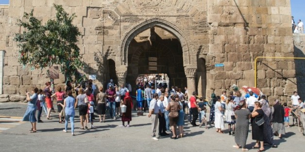 La forteresse de Naryn-Kala à Derbent, dans le sud du Daguestan russe, le 19 septembre 2015