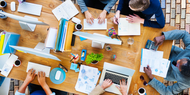 Business People Working Office Corporate Team Concept