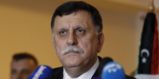 Libyan prime minister-designate under a proposed National Unity government Fayez Seraj attends a joint news conference with European Union foreign policy chief Federica Mogherini in Tunis, Tunisia January 8, 2016. REUTERS/Zoubeir Souissi