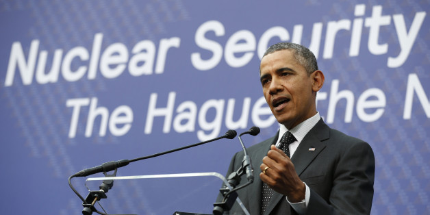 Le Président américain Barack Obama au sommet sur la sécurité nucléaire de la Haye, le 25 mars 2014.