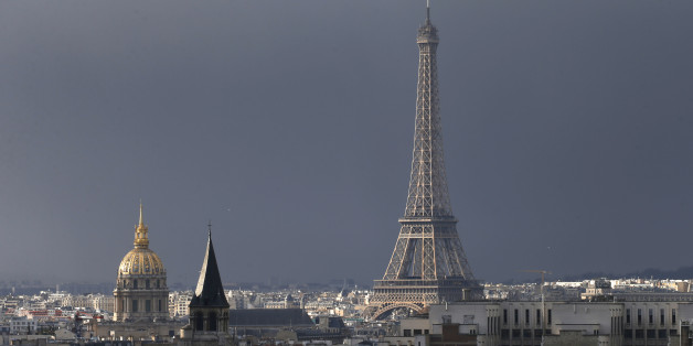General view of the French capital with the Dome des Invalides (L), the Eglise Saint Germain des Pres (C) and the Eiffel Tower, in Paris, France, January 14, 2016. REUTERS/Charles Platiau