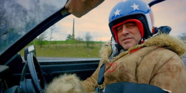 L'acteur Matt LeBlanc au volant d'une voiture dans la nouvelle saison de "Top Gear"