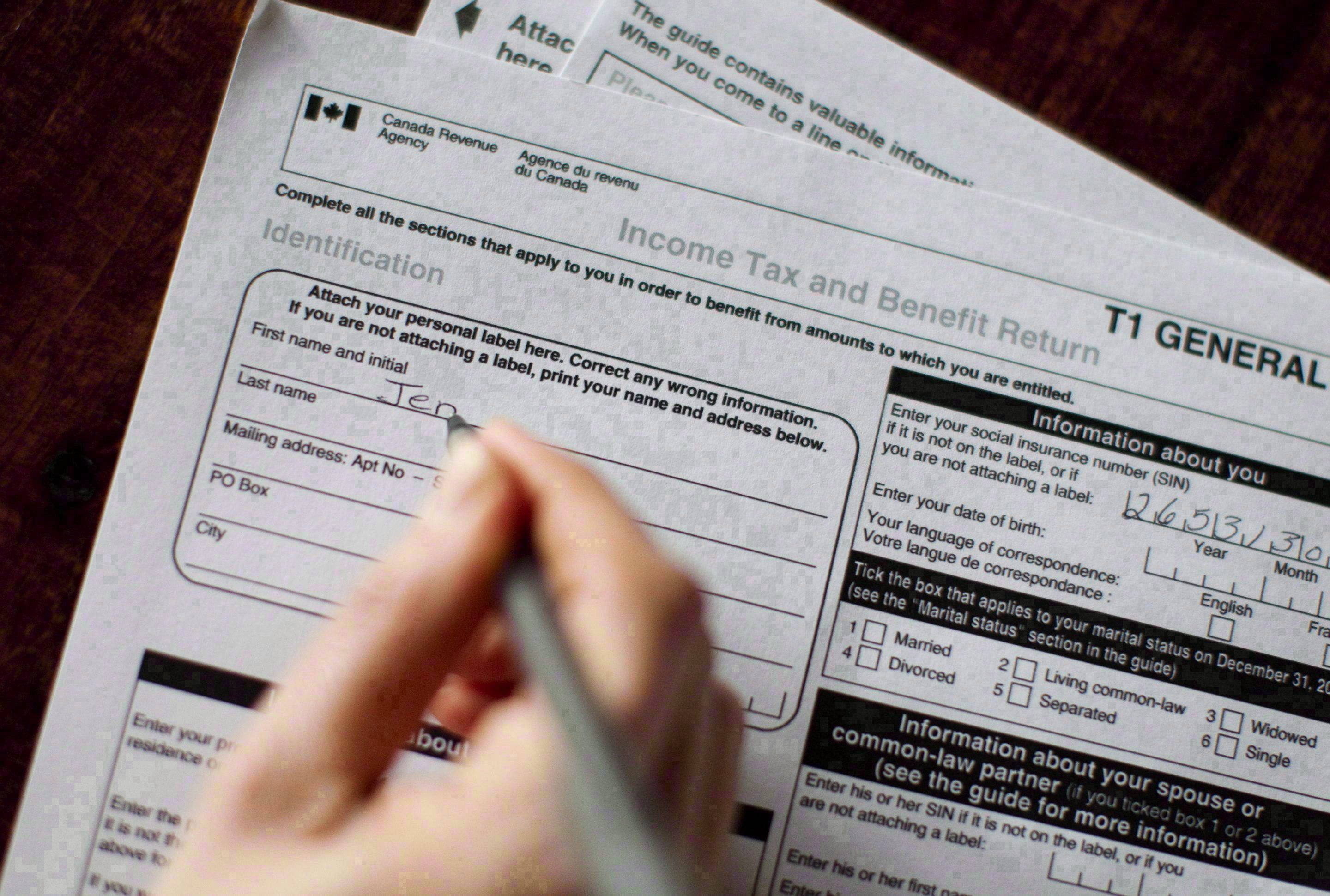 t1 tax form