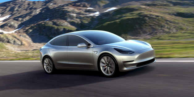 A Tesla Motors mass-market Model 3 electric car is seen in this handout picture from Tesla Motors on March 31, 2016. REUTERS/Tesla Motors/Handout via ReutersATTENTION EDITORS - THIS PICTURE WAS PROVIDED BY A THIRD PARTY. REUTERS IS UNABLE TO INDEPENDENTLY VERIFY THE AUTHENTICITY, CONTENT, LOCATION OR DATE OF THIS IMAGE. IT IS DISTRIBUTED EXACTLY AS RECEIVED BY REUTERS, AS A SERVICE TO CLIENTS. FOR EDITORIAL USE ONLY. NOT FOR SALE FOR MARKETING OR ADVERTISING CAMPAIGNS. EDITORIAL USE ONLY. NO RES