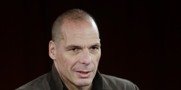 Former Greek finance minister Yanis Varoufakis attends a news conference about the launch of a new left-wing pan-Europe political movement called 'Democracy in Europe Movement 2025' in Berlin, Germany, Tuesday, Feb. 9, 2016. (AP Photo/Markus Schreiber)