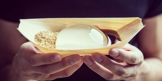 Découvrez ce surprenant dessert en forme de "goutte de pluie"