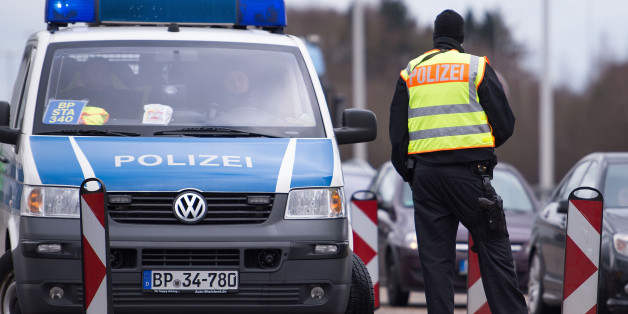 Ein Polizeiposten.