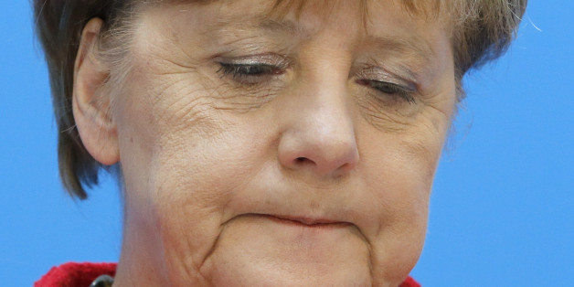 German Chancellor and Christian Democratic Union (CDU) leader Angela Merkel attends a news conference at CDU party headquarters in Berlin, Germany March 14, 2016. REUTERS/Fabrizio Bensch