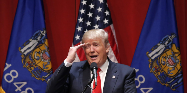 U.S. Republican presidential candidate Donald Trump speaks at a campaign rally in De Pere, Wisconsin, United States, March 30, 2016. REUTERS/Jim Young