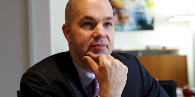 Marcel Fratzscher, chairman of the German Institute for Economic Research (DIW), speaks during an interview with Reuters in his office in Berlin, Germany, March 7, 2016. Picture taken March 7, 2016. REUTERS/Fabrizio Bensch