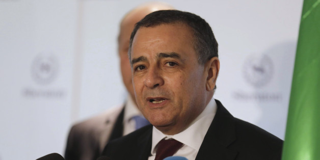 Algeria's Industry Minister Abdeslam Bouchouareb addresses a news conference in Oran, west of Algiers November 10, 2014. REUTERS/Louafi Larbi (ALGERIA - Tags: POLITICS BUSINESS)