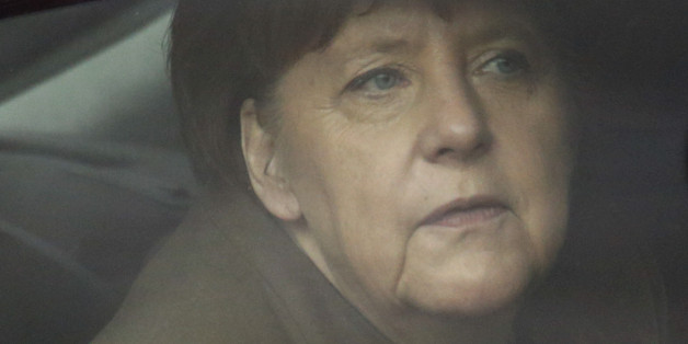 German Chancellor Angela Merkel arrives for a visit of the Don-Bosco youth centre in Berlin, Germany, March 22, 2016. REUTERS/Fabrizio Bensch