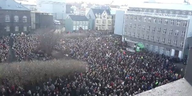 Panama Papers: les Islandais manifestent contre leur premier ministre