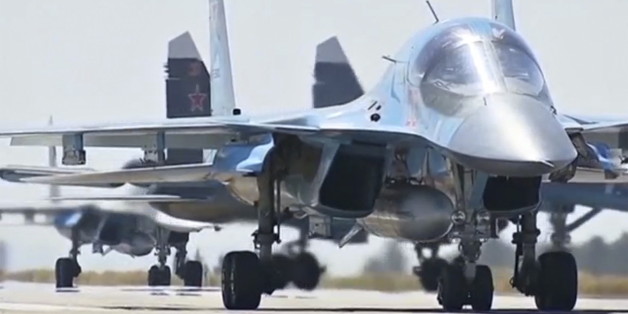 Russische Militärjets während einer Übung