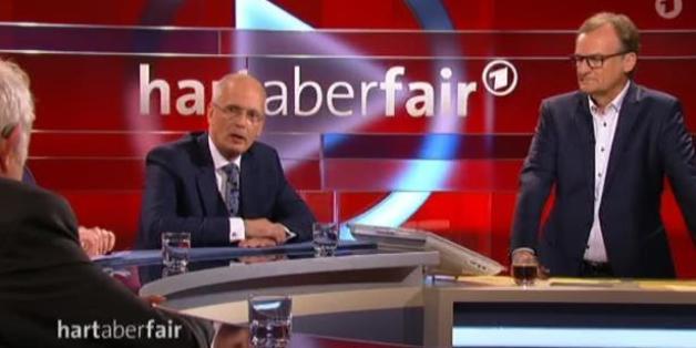 Strafrechtler Thomas Bliwier erhob bei "Hart aber fair" schwere Vorwürfe gegen den Verfassungschutz
