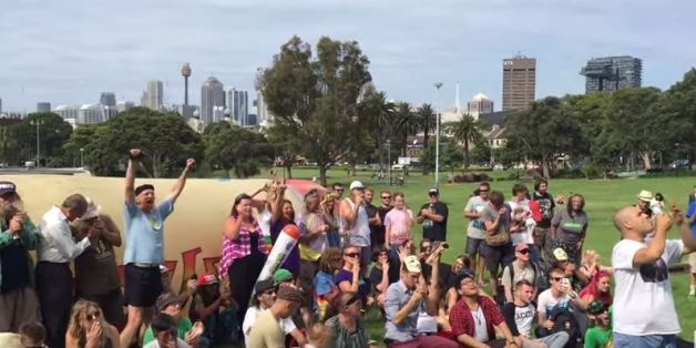 The scene from the January picnic