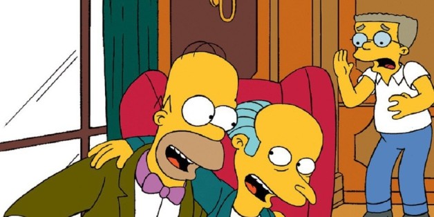 Die Simpsons: Smithers sieht Homer mit Mr. Burns - ein Schock.