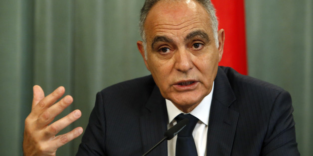 Moroccan Foreign Minister Salaheddine Mezouar speaks to journalists during a news conference following his meeting with Russian Foreign Minister Sergei Lavrov in Moscow July 3, 2014. REUTERS/Sergei Karpukhin (RUSSIA - Tags: POLITICS HEADSHOT)