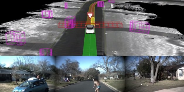 Les Google Car croisent des choses vraiment étranges.