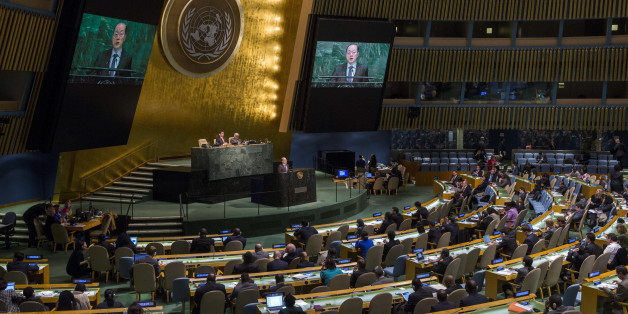 China's U.N. Ambassador Liu Jieyi speaks before a United Nations General Assembly vote addressing the embargo imposed by the U.S. against Cuba at the United Nations headquarters in New York, October 27, 2015. REUTERS/Lucas Jackson
